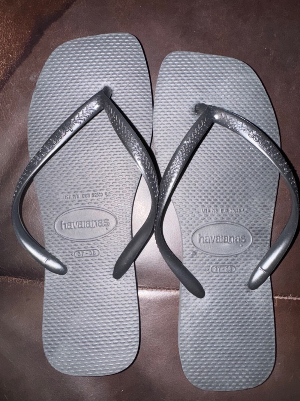 Havaianas Women’s Black Flip Flop Sandals
Size 37-38 - Picture 4 of 5